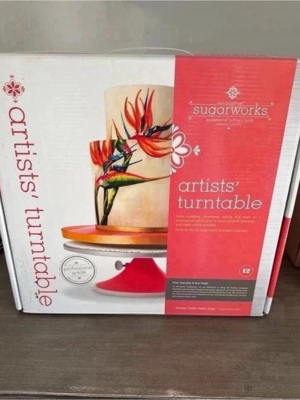 Artists' Turntable - Red